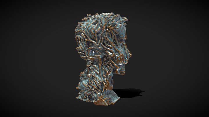 statue - facing growth 3D Model