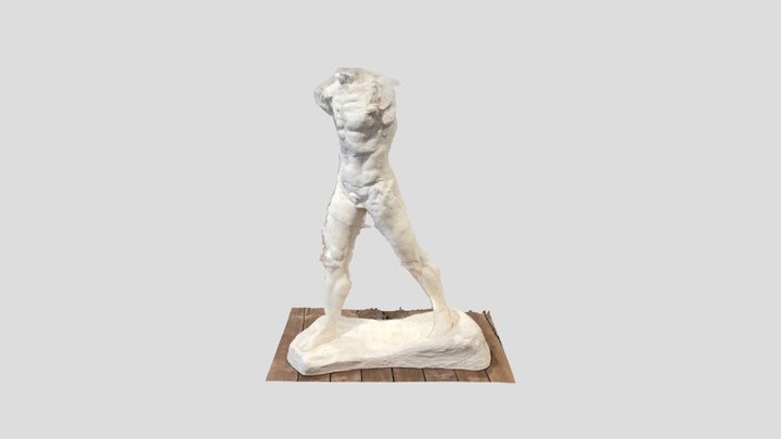 Rodin sculpture 3D Model