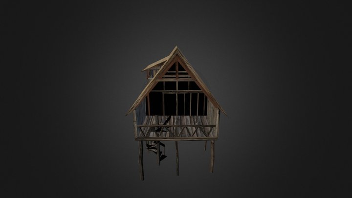 Stilt House 3D Model