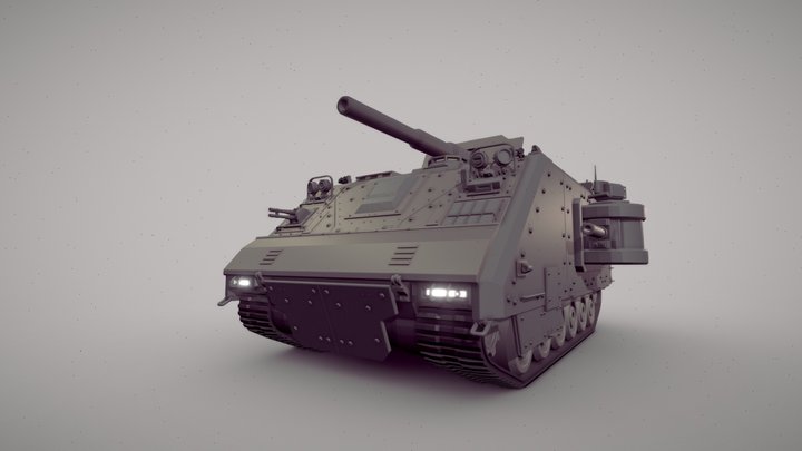 Infantry fighting Vehicle concept 3D Model