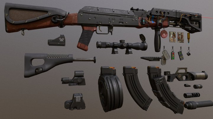 Kalash 3D Model