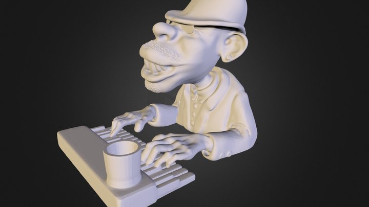 Piano Man 3D Model