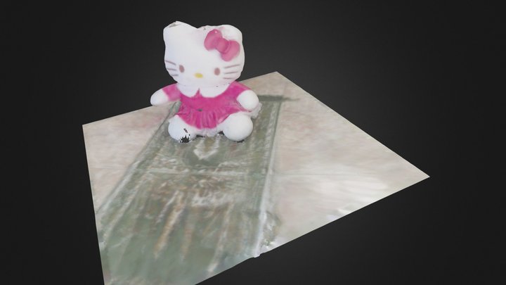 hellokitty di atas sajadah 3D Model