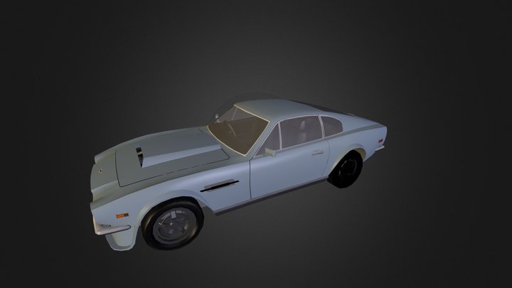 Aston Martin V8 3D Model