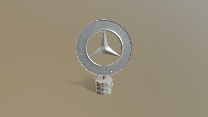 Mercedes-Benz 3D Logo 3D Model