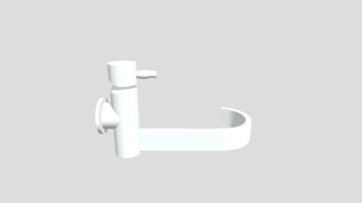 Vòi nước gập lên xuống cho du thuyền 3D Model