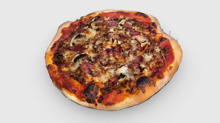 Pizza BBQ 3D Model