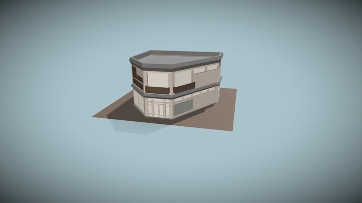 two story building 3D Model