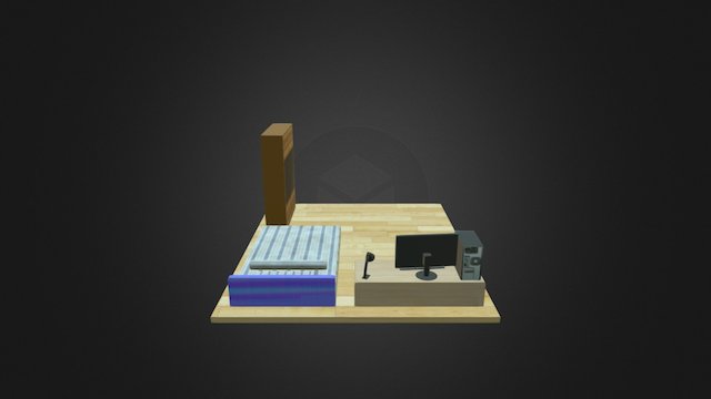 A Simple Modern Room 3D Model
