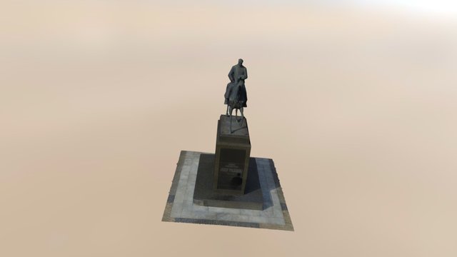 Pilsudski Pomnik 3D Model