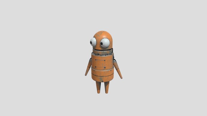 Orange Repo 3D Model