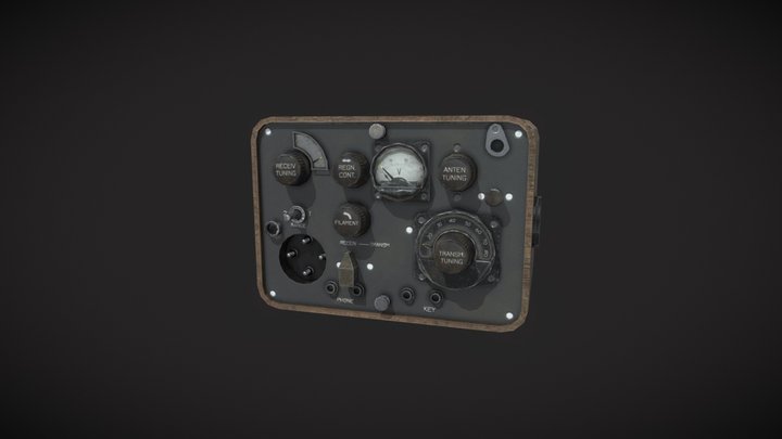 Radio signal reciever 3D Model