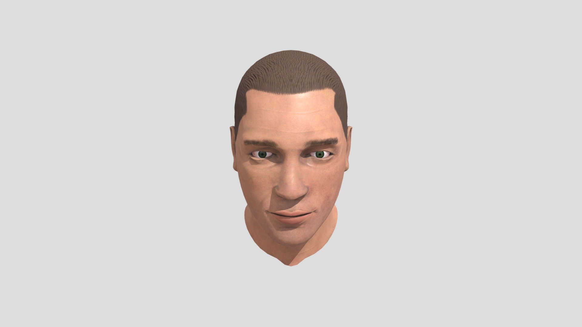 Male Head Bust 3D model by TylerKopsho [4a06c3b] Sketchfab