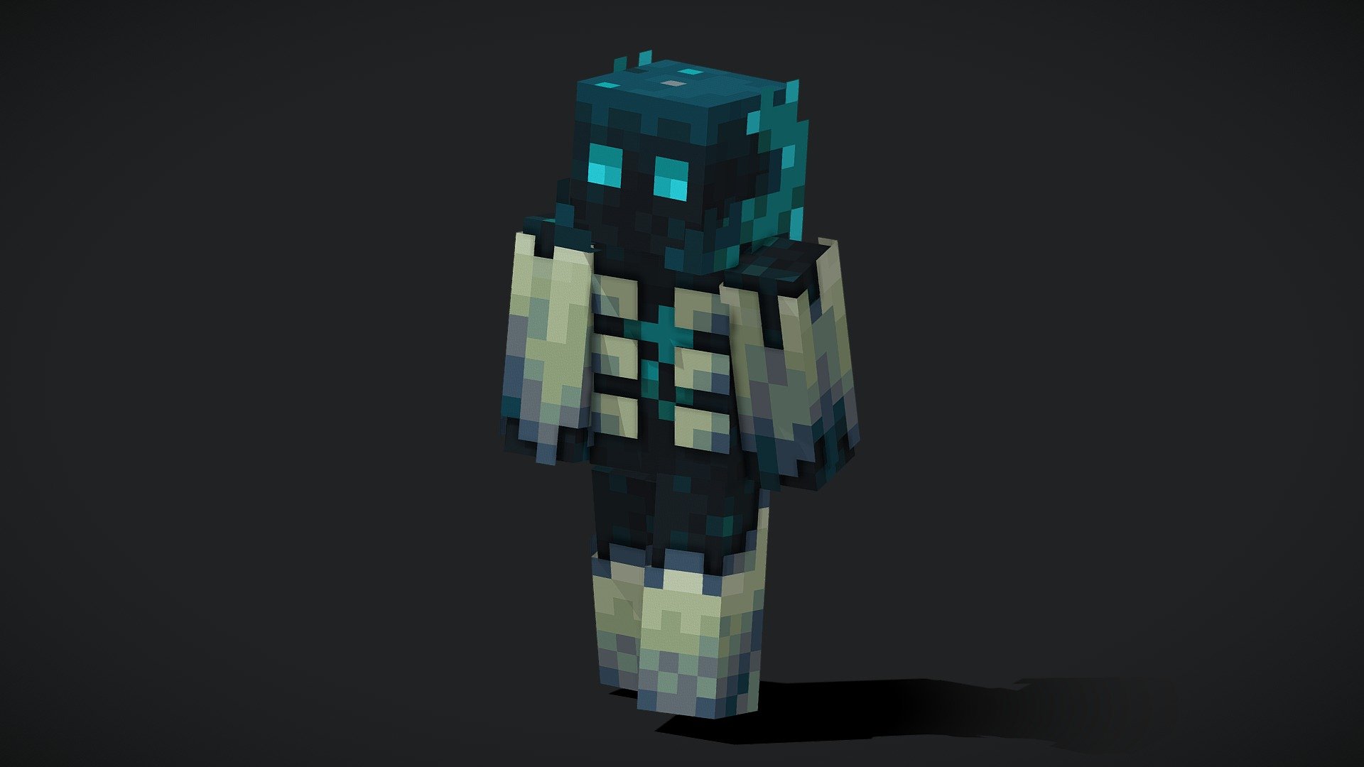 skin minecraft warden