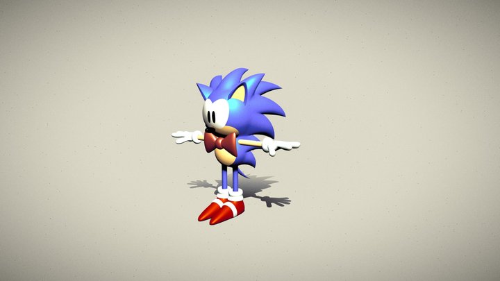 Mr. Hedgehog 3D Model