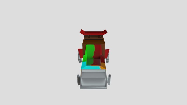 Jerry's WackyRacer Design "The KardBoard Kart" 3D Model