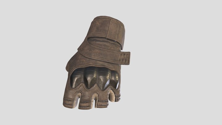 Tactical Glove Game Ready 3D Model
