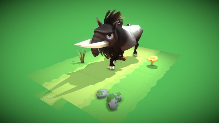 World to the West - Snorthog 3D Model