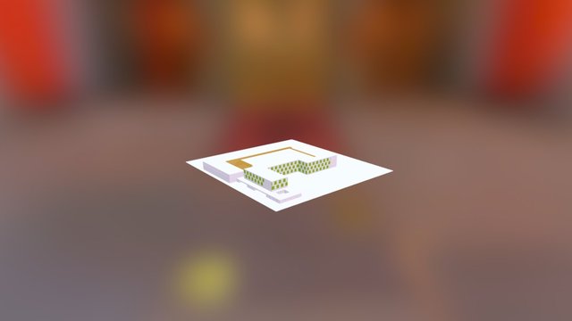 Schule 3D Model