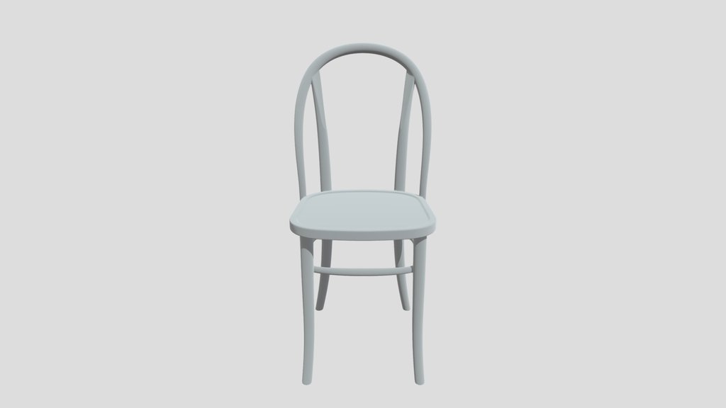 Brown Bentwood Chair