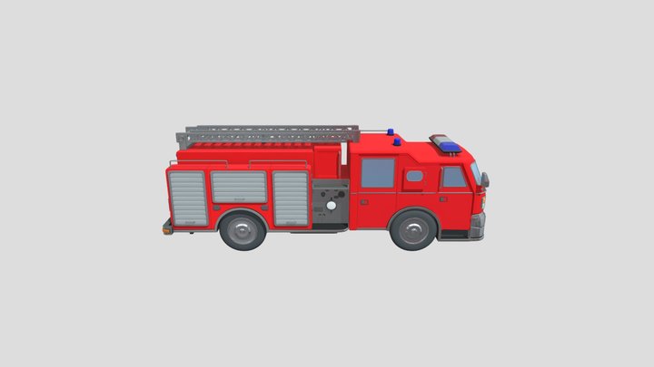 Fire Truck 3D Model