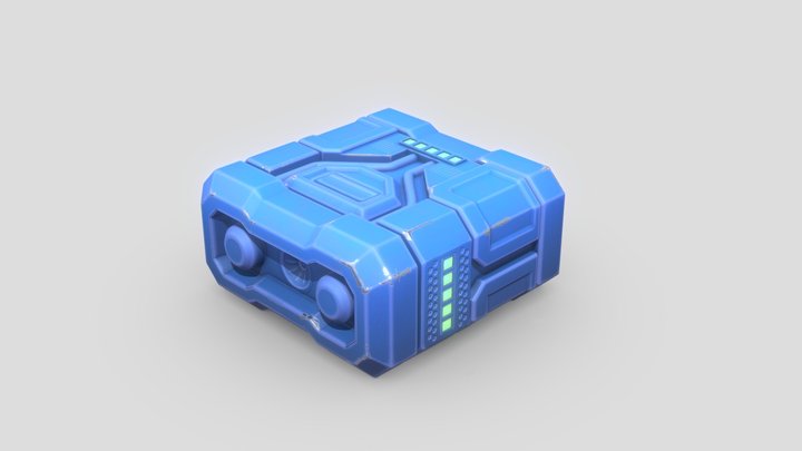 Space Battery 3D Model
