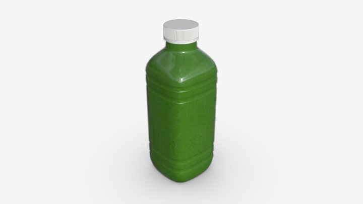 Smoothie drink bottle 3D Model