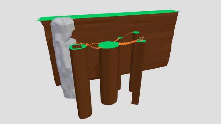 PvE Level (Past) 3D Model