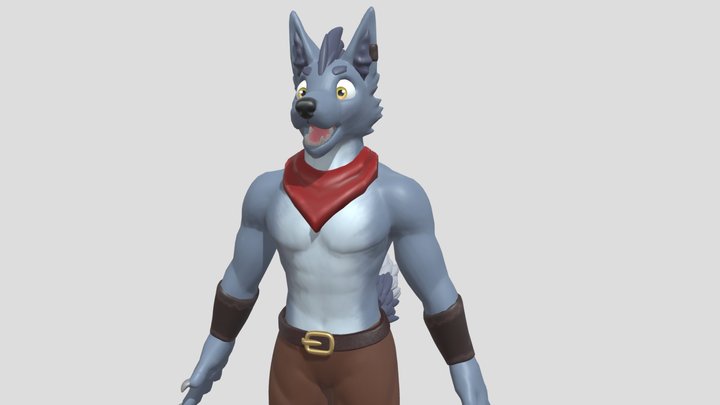 Rayler the wolfman 3D Model