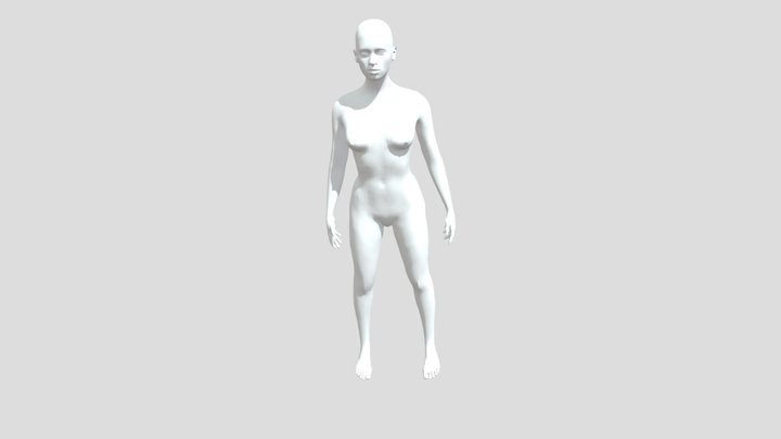 Mannequin Makehuman 3D Model