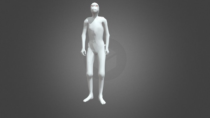 Kneeling Down 3D Model