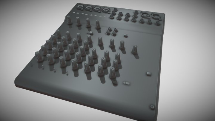Yamaha Mixerboard (WIP) 3D Model