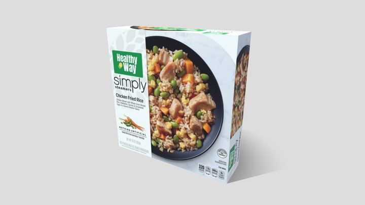 Chicken Fried Rice 3D Model