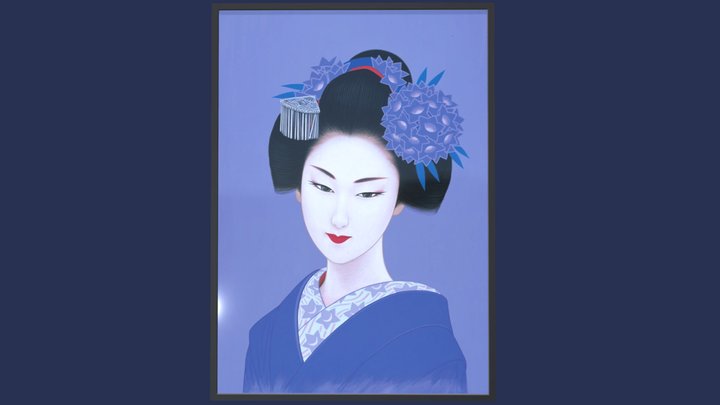 美人画 1 3D Model