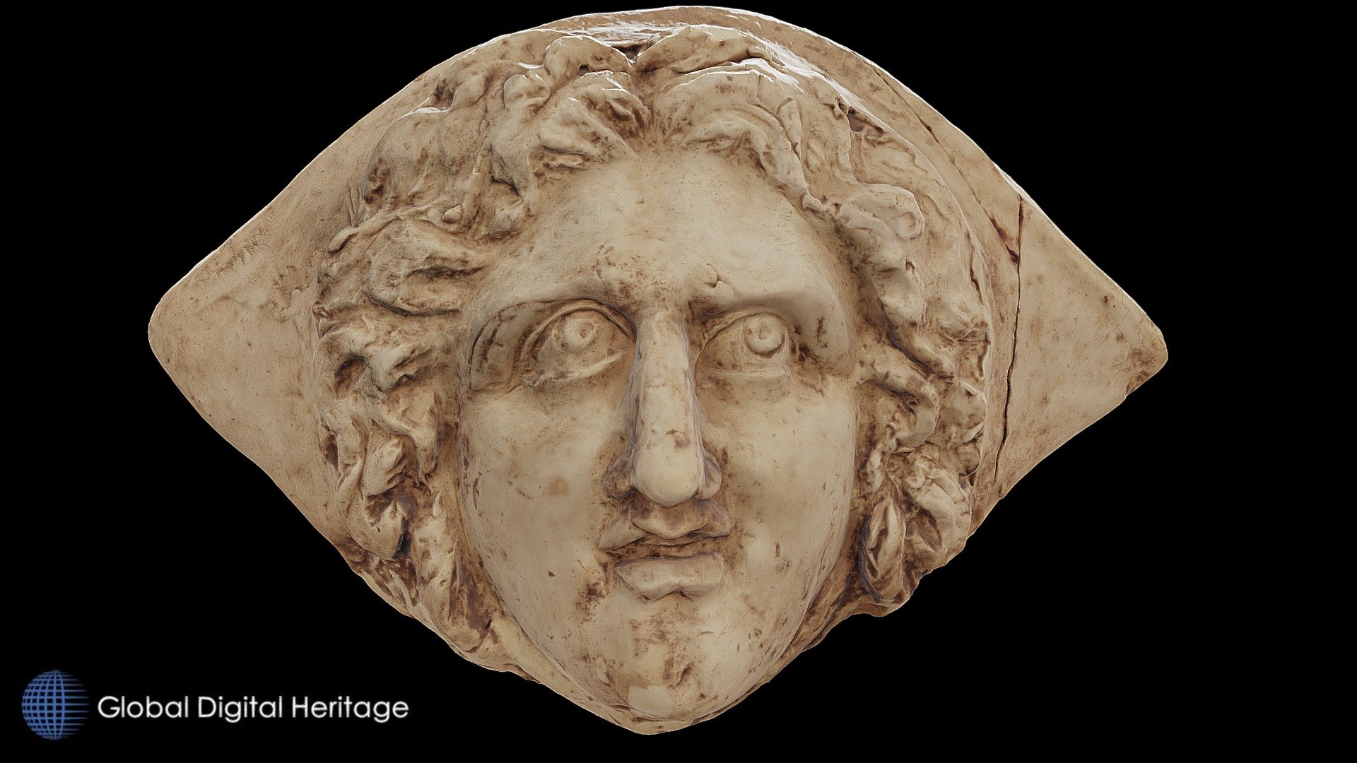 Male Head Antifix