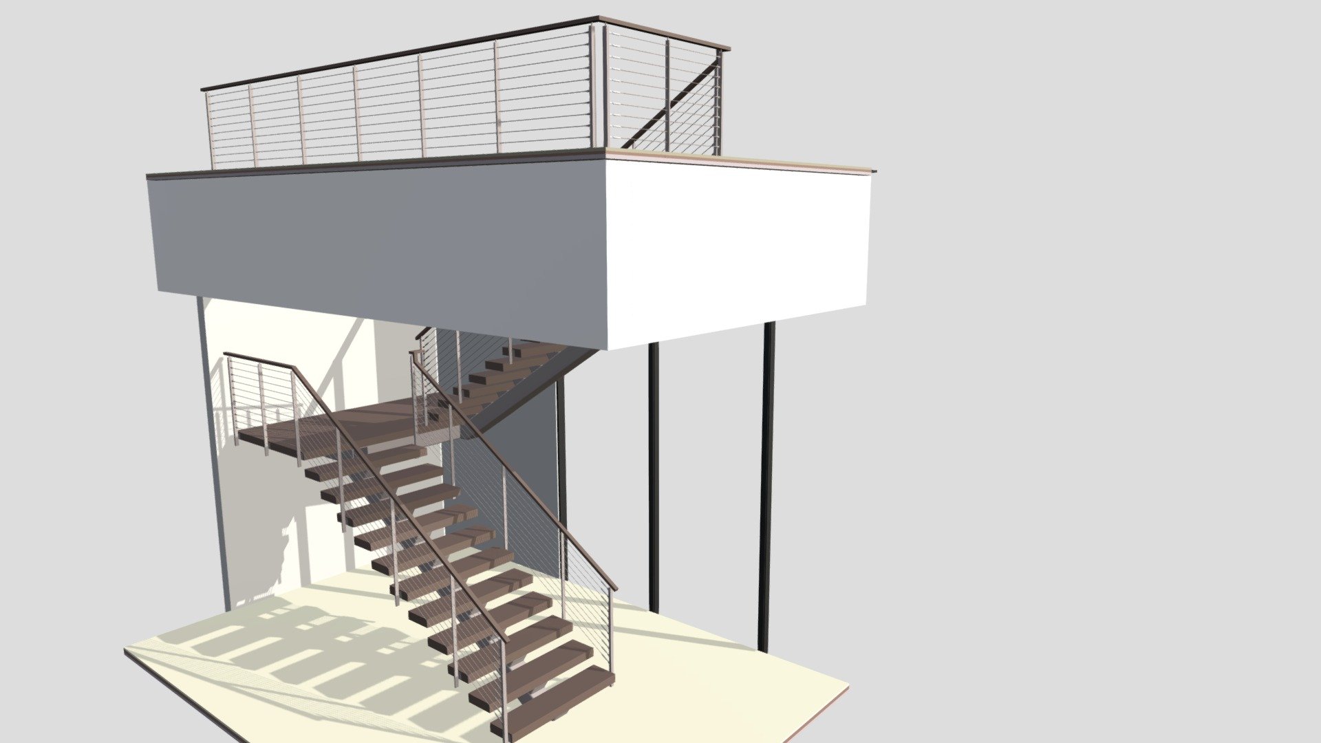 Main Stair And Cable Rail - Lapko Res
