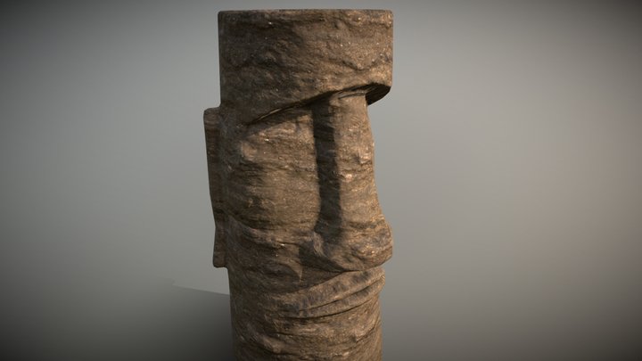 Tiki Stone 3D Model