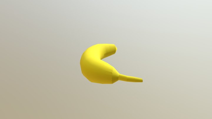 Oblig1-Banana 3D Model