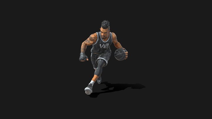 v0 Basketball Player Free 3D Model
