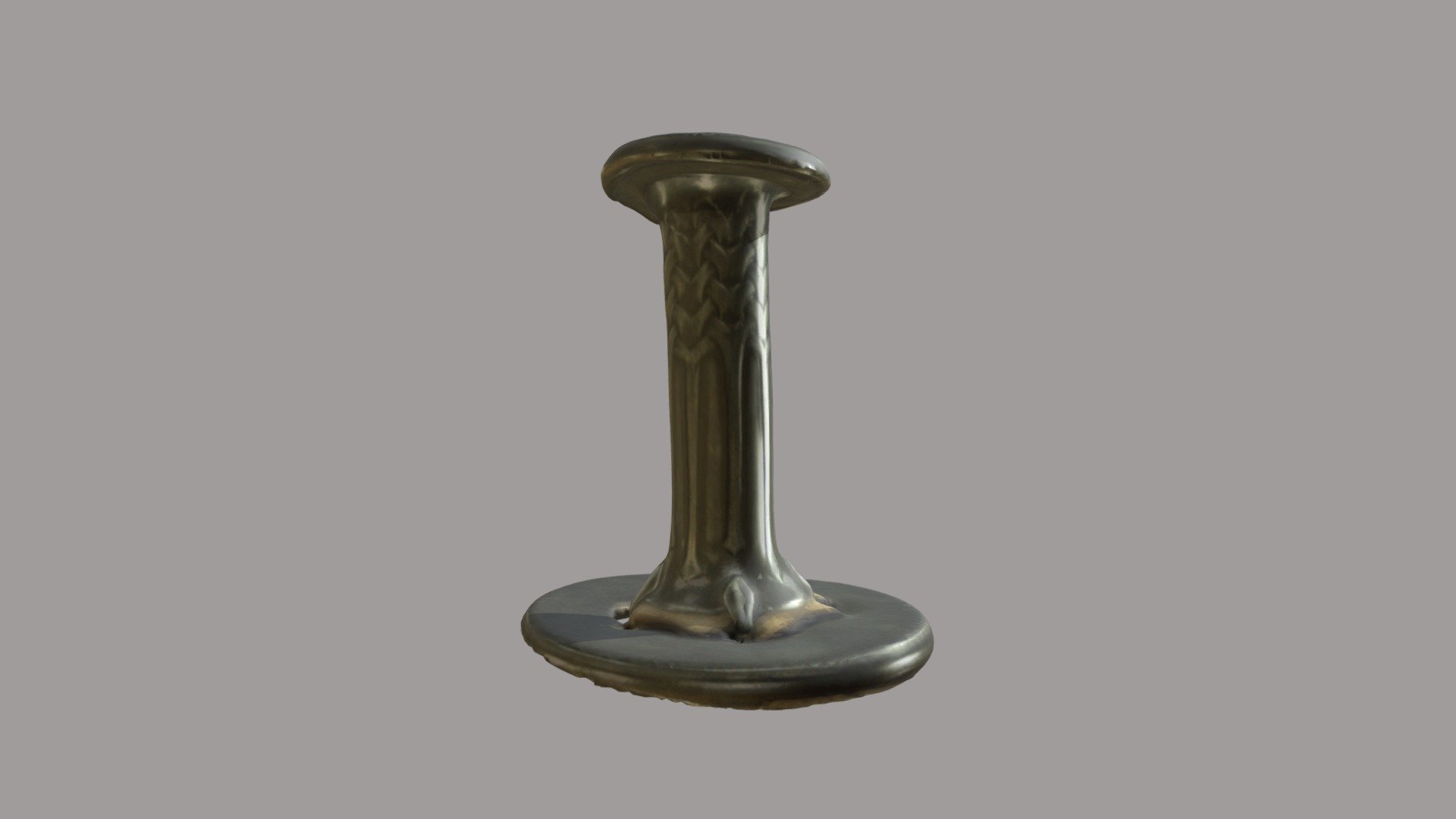 Candlestick designed by Archibald Knox