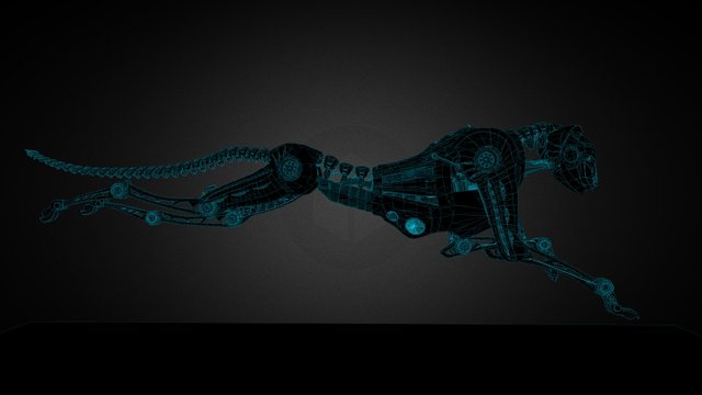 Robot gepard 3D Model