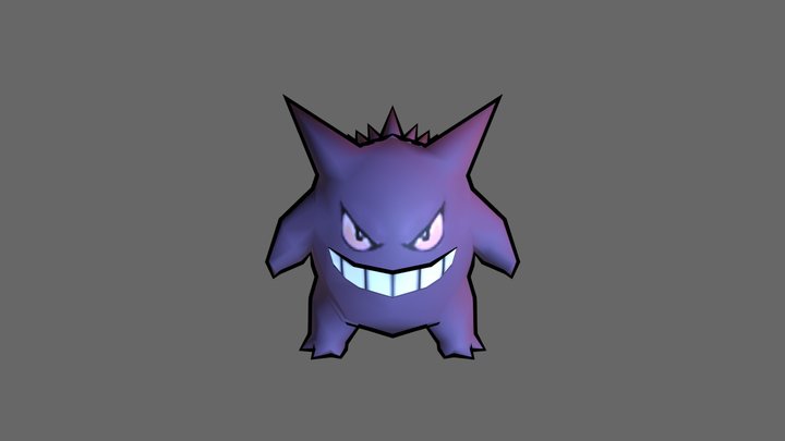Gengar 3D Model