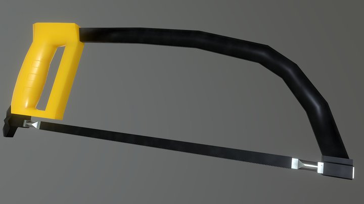 S.A.F.E.! Solid-Frame Hacksaw 3D Model
