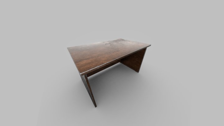 Old Soviet table 3D Model