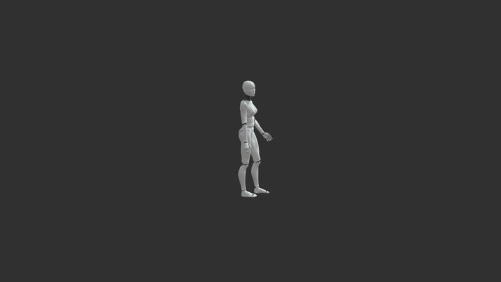 The_woman_dances 3D Model