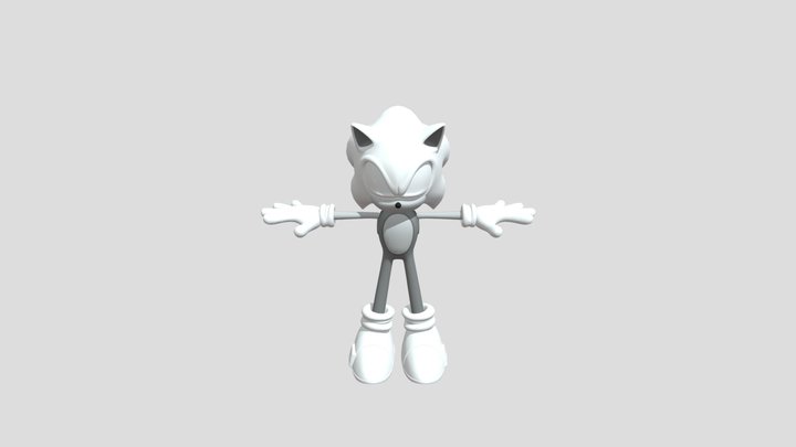Sonic Frontiers Rigged Model 3D Model