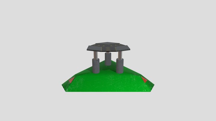 Jump Pad Robot Wars Project 3D Model