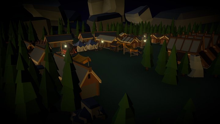 small viking town – Modelo 3D gratuito STL