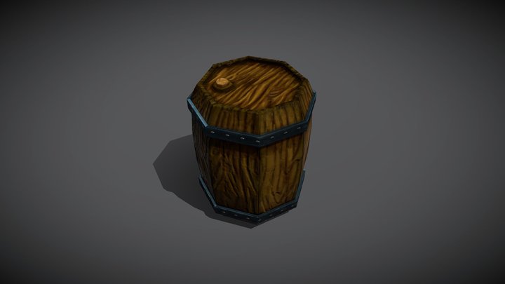 Woodern Barrel 3D Model