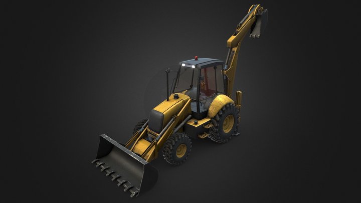 Backhoe 3D Models - Sketchfab